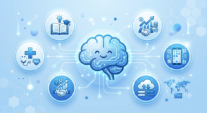 What is Artificial Intelligence concept illustration